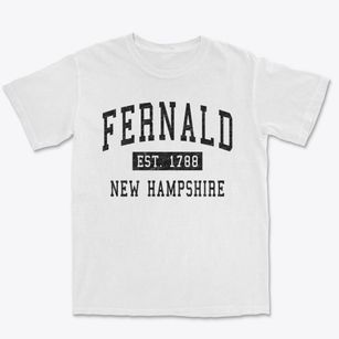 Fernald New Hampshire Classic Established Premium Heavyweight T-shirt
