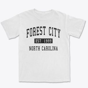 Forest City North Carolina Classic Established Premium Heavyweight T-shirt