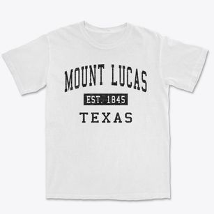 Mount Lucas Texas Classic Established Premium Heavyweight T-shirt