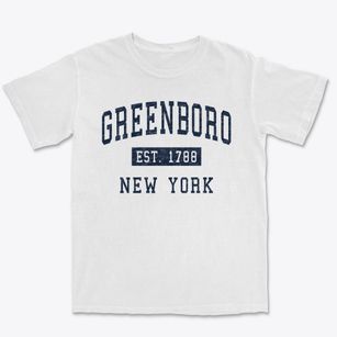 Greenboro New York Classic Established Premium Heavyweight T-shirt