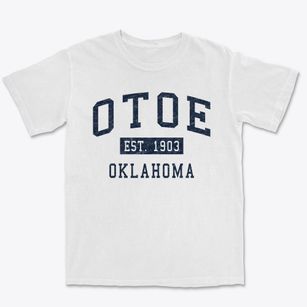 Otoe Oklahoma Classic Established Premium Heavyweight T-shirt