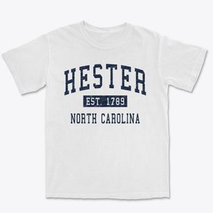 Hester North Carolina Classic Established Premium Heavyweight T-shirt