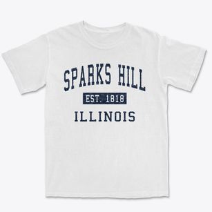 Sparks Hill Illinois Classic Established Premium Heavyweight T-shirt