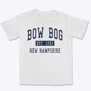 Bow Bog New Hampshire Classic Established Premium Heavyweight T-shirt
