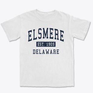 Elsmere Delaware Classic Established Premium Heavyweight T-shirt