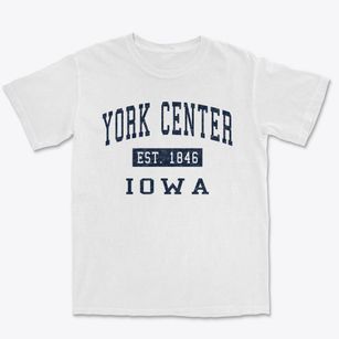 York Center Iowa Classic Established Premium Heavyweight T-shirt