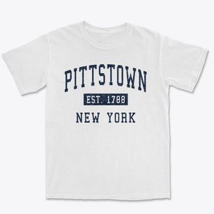 Pittstown New York Classic Established Premium Heavyweight T-shirt