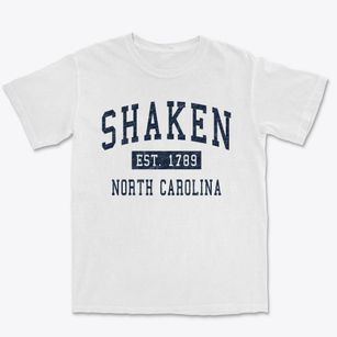 Shaken North Carolina Classic Established Premium Heavyweight T-shirt