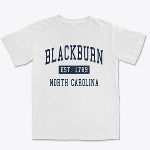 Blackburn North Carolina Classic Established Premium Heavyweight T-shirt