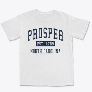Prosper North Carolina Classic Established Premium Heavyweight T-shirt