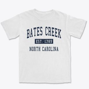 Bates Creek North Carolina Classic Established Premium Heavyweight T-shirt
