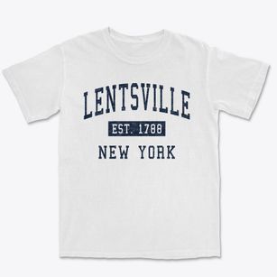 Lentsville New York Classic Established Premium Heavyweight T-shirt
