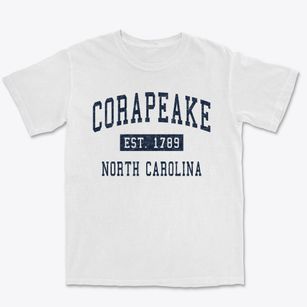 Corapeake North Carolina Classic Established Premium Heavyweight T-shirt
