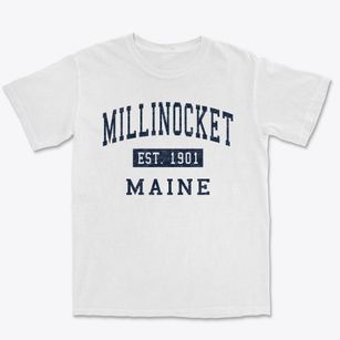 Millinocket Maine Classic Established Premium Heavyweight T-shirt