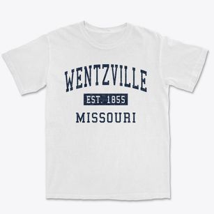 Wentzville Missouri Classic Established Premium Heavyweight T-shirt
