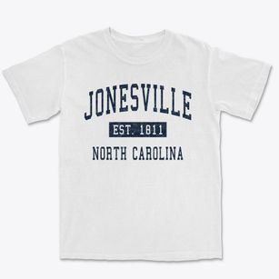 Jonesville North Carolina Classic Established Premium Heavyweight T-shirt