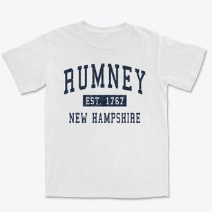 Rumney New Hampshire Classic Established Premium Heavyweight T-shirt