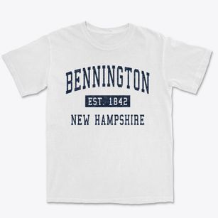 Bennington New Hampshire Classic Established Premium Heavyweight T-shirt
