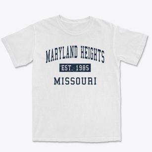 Maryland Heights Missouri Classic Established Premium Heavyweight T-shirt