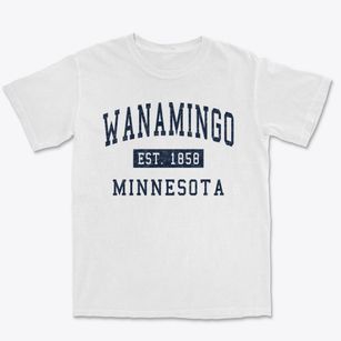 Wanamingo Minnesota Classic Established Premium Heavyweight T-shirt