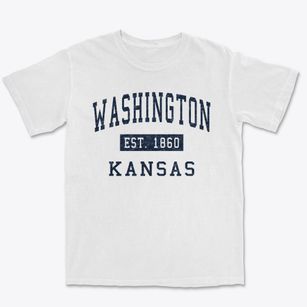 Washington Kansas Classic Established Premium Heavyweight T-shirt