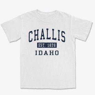 Challis Idaho Classic Established Premium Heavyweight T-shirt