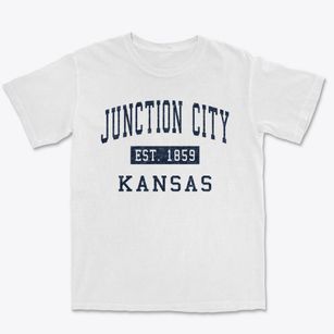Junction City Kansas Classic Established Premium Heavyweight T-shirt