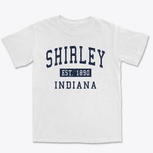 Shirley Indiana Classic Established Premium Heavyweight T-shirt