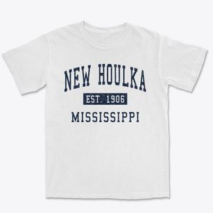 New Houlka Mississippi Classic Established Premium Heavyweight T-shirt