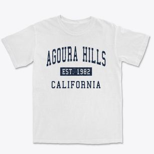 Agoura Hills California Classic Established Premium Heavyweight T-shirt