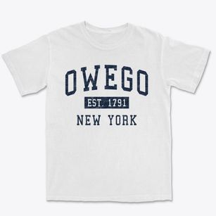 Owego New York Classic Established Premium Heavyweight T-shirt