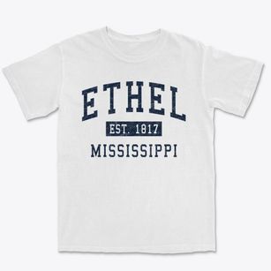 Ethel Mississippi Classic Established Premium Heavyweight T-shirt