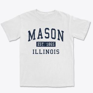 Mason Illinois Classic Established Premium Heavyweight T-shirt