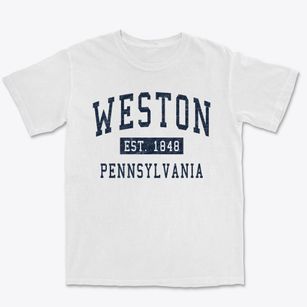 Weston Pennsylvania Classic Established Premium Heavyweight T-shirt