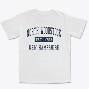 North Woodstock New Hampshire Classic Established Premium Heavyweight T-shirt