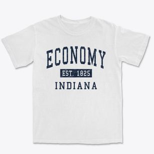 Economy Indiana Classic Established Premium Heavyweight T-shirt
