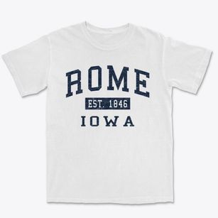 Rome Iowa Classic Established Premium Heavyweight T-shirt