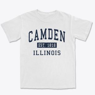 Camden Illinois Classic Established Premium Heavyweight T-shirt