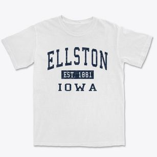 Ellston Iowa Classic Established Premium Heavyweight T-shirt