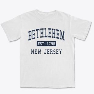 Bethlehem New Jersey Classic Established Premium Heavyweight T-shirt