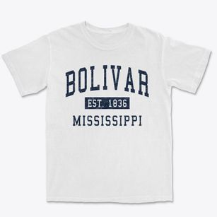 Bolivar Mississippi Classic Established Premium Heavyweight T-shirt