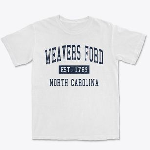Weavers Ford North Carolina Classic Established Premium Heavyweight T-shirt