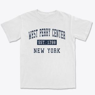 West Perry Center New York Classic Established Premium Heavyweight T-shirt