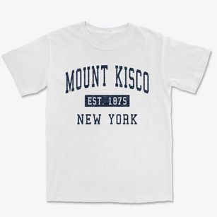 Mount Kisco New York Classic Established Premium Heavyweight T-shirt