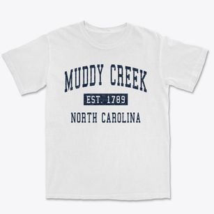Muddy Creek North Carolina Classic Established Premium Heavyweight T-shirt