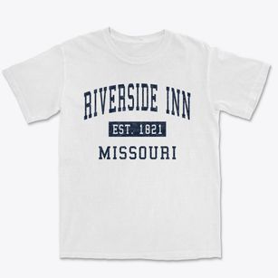 Riverside Inn Missouri Classic Established Premium Heavyweight T-shirt