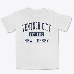 Ventnor City New Jersey Classic Established Premium Heavyweight T-shirt