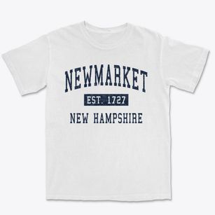 Newmarket New Hampshire Classic Established Premium Heavyweight T-shirt