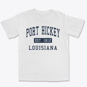 Port Hickey Louisiana Classic Established Premium Heavyweight T-shirt