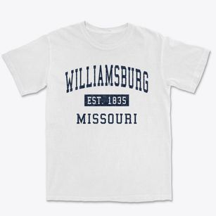 Williamsburg Missouri Classic Established Premium Heavyweight T-shirt